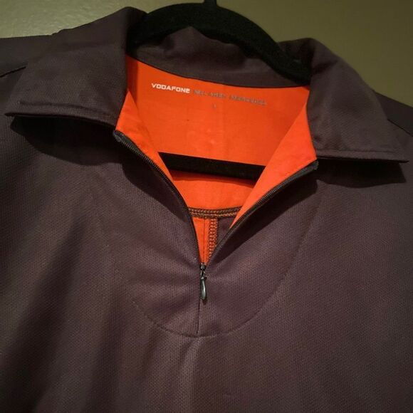 Vodafone McLaren Mercedes Crew Shirt Brown Size Large - Picture 3 of 12